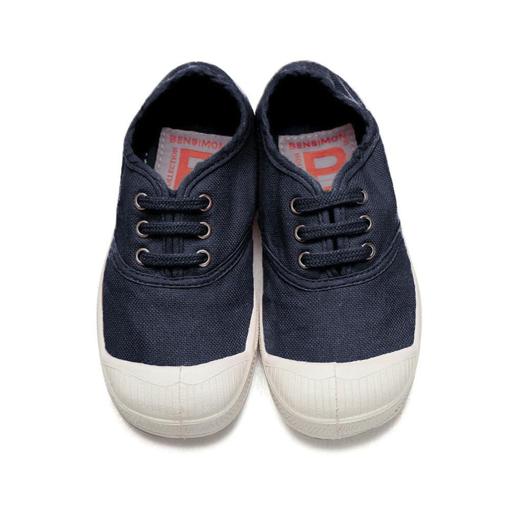 BENSIMON Kids -  Laces Tennis Shoes - Marine