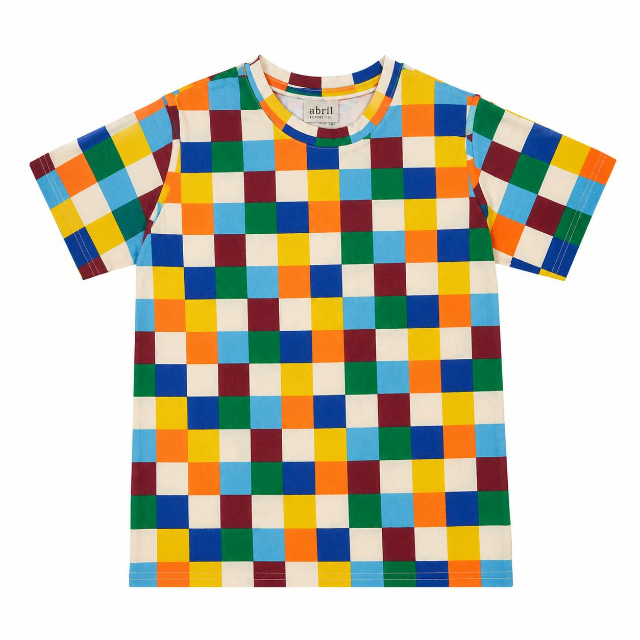 Colorful Checks Tee