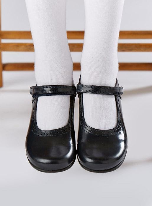 Hampton Classics Katherine School Shoes in Black