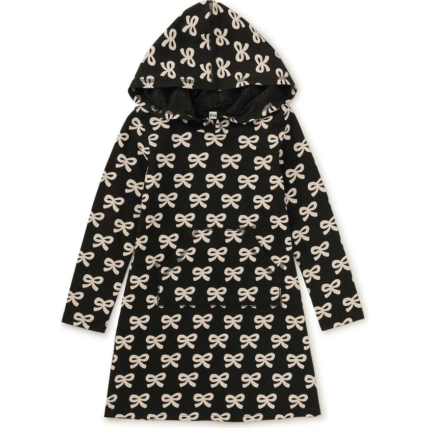 Hooded Pocket Dress, Black
