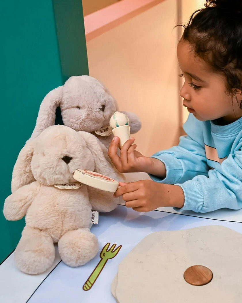 Plush BON TON TOYS BUBBLES Bunny ECO Beige 9"