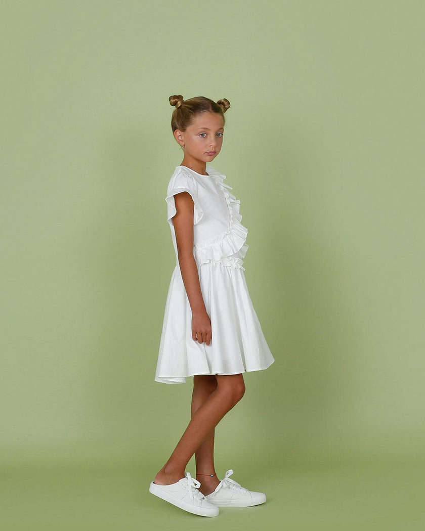 Cora dress, White