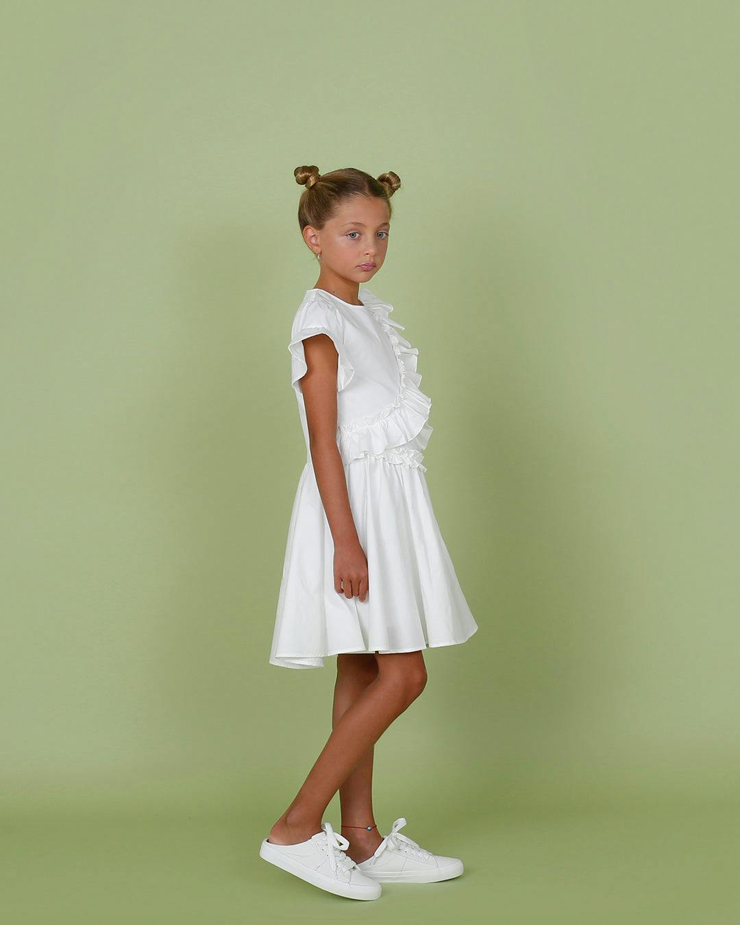 Cora dress, White