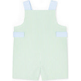 Seersucker Shortall With Parachute