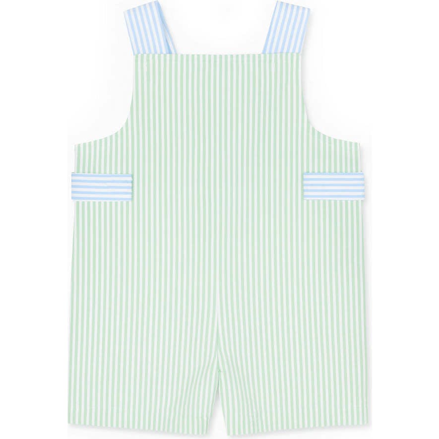 Seersucker Shortall With Parachute