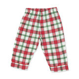 Holiday Plaid - Kids Long Sleeve Coat Style with Pant