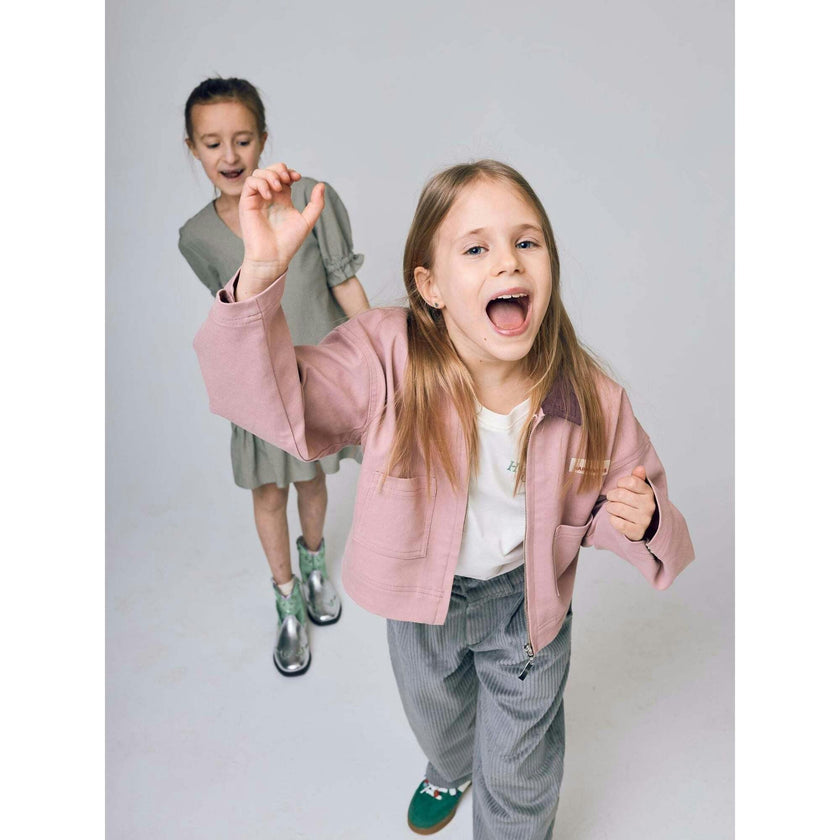 children's denim jacket - dawn rose