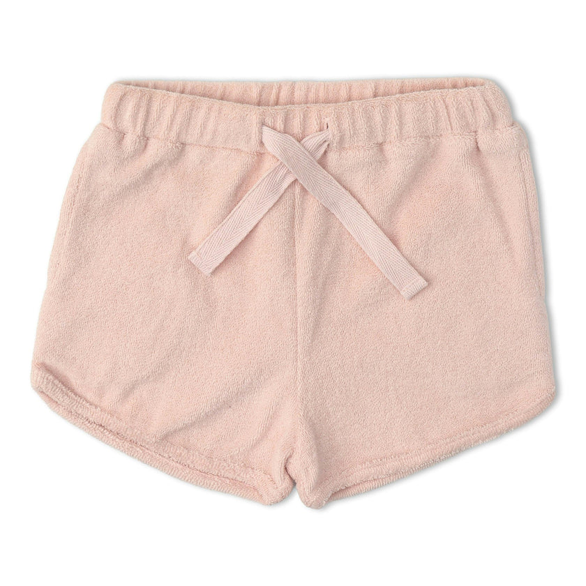 Organic Sleeveless Tee & Shorts Set - Blush