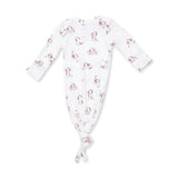 Explorer Puppy Pink - Knotted Gown and Knot Headband