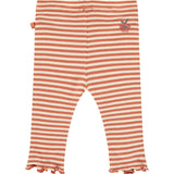 Striped Lettuce Hemmed Leggings