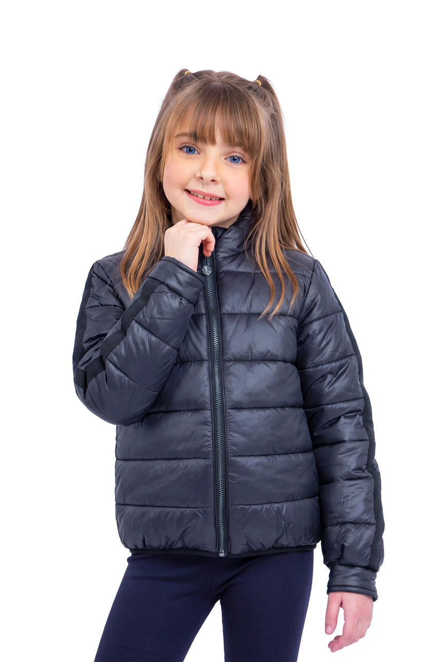 Nanoall - Packable Quilted Puffer Jacket - Black