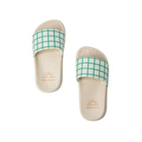 Slide Sandal | Patterns - Fern Plaid