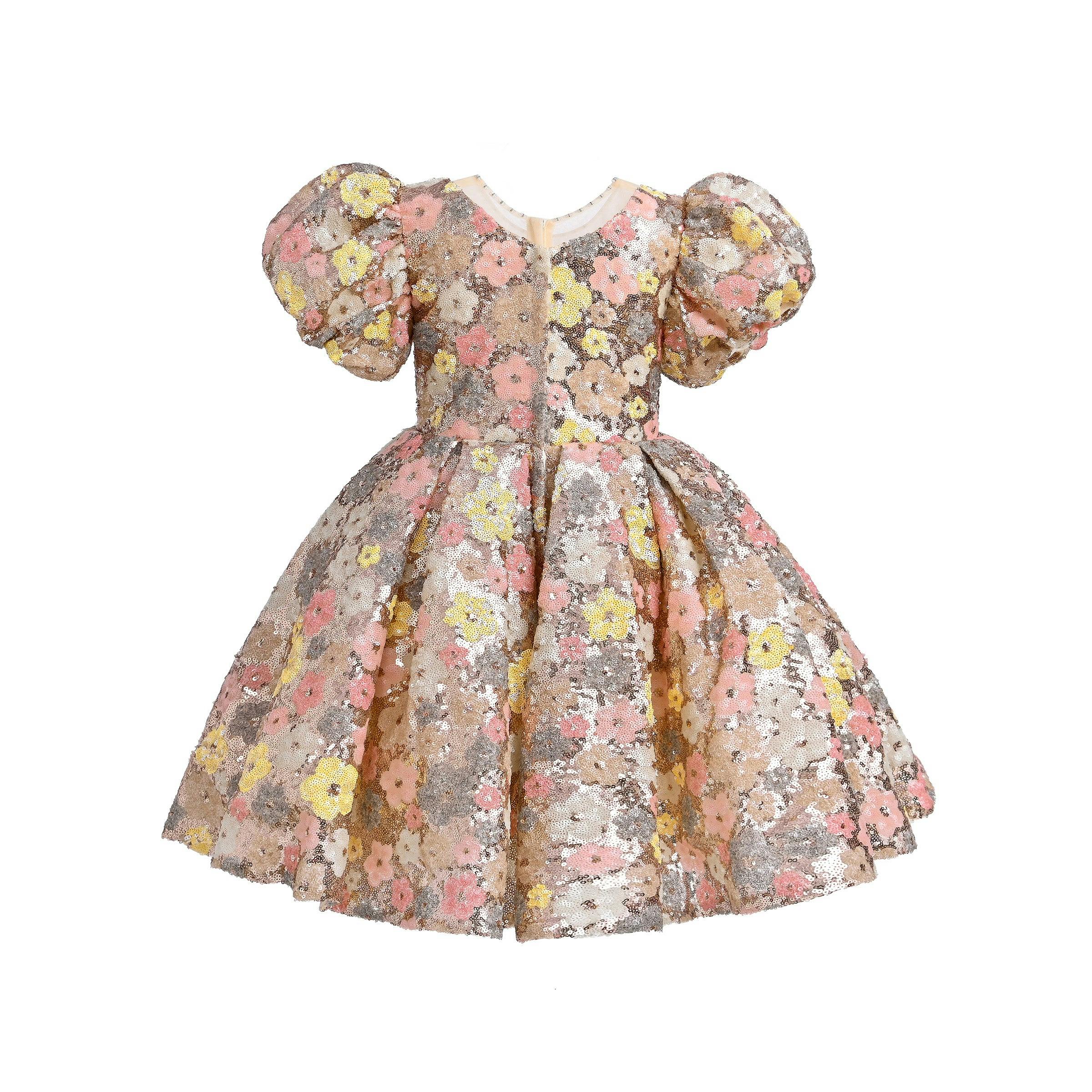Champagne Blossom Lamore Dress