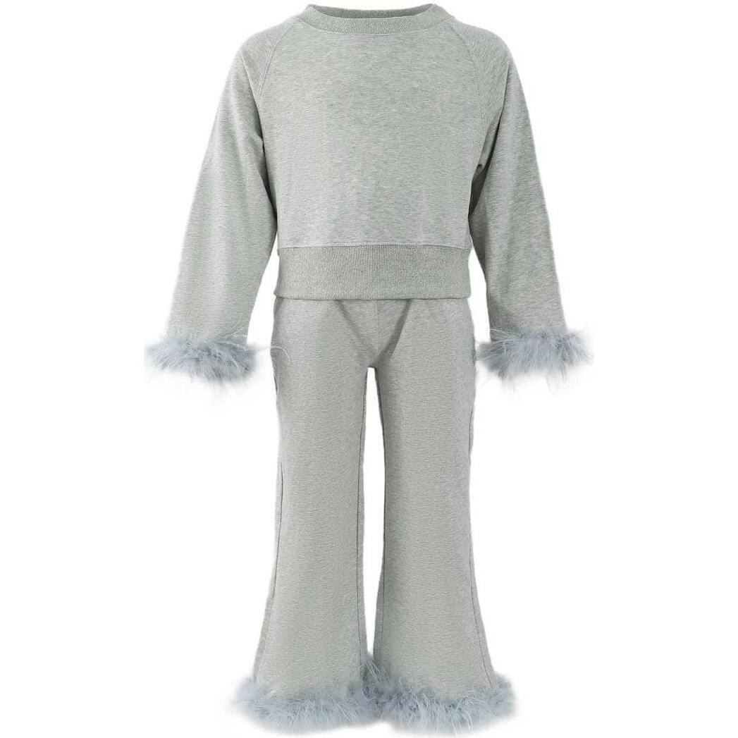 Grey Feather Athletic Set