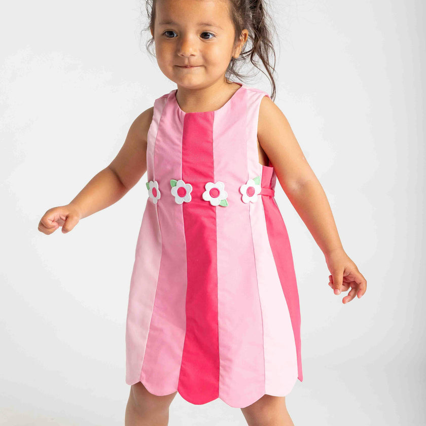 Poplin Panel Dress