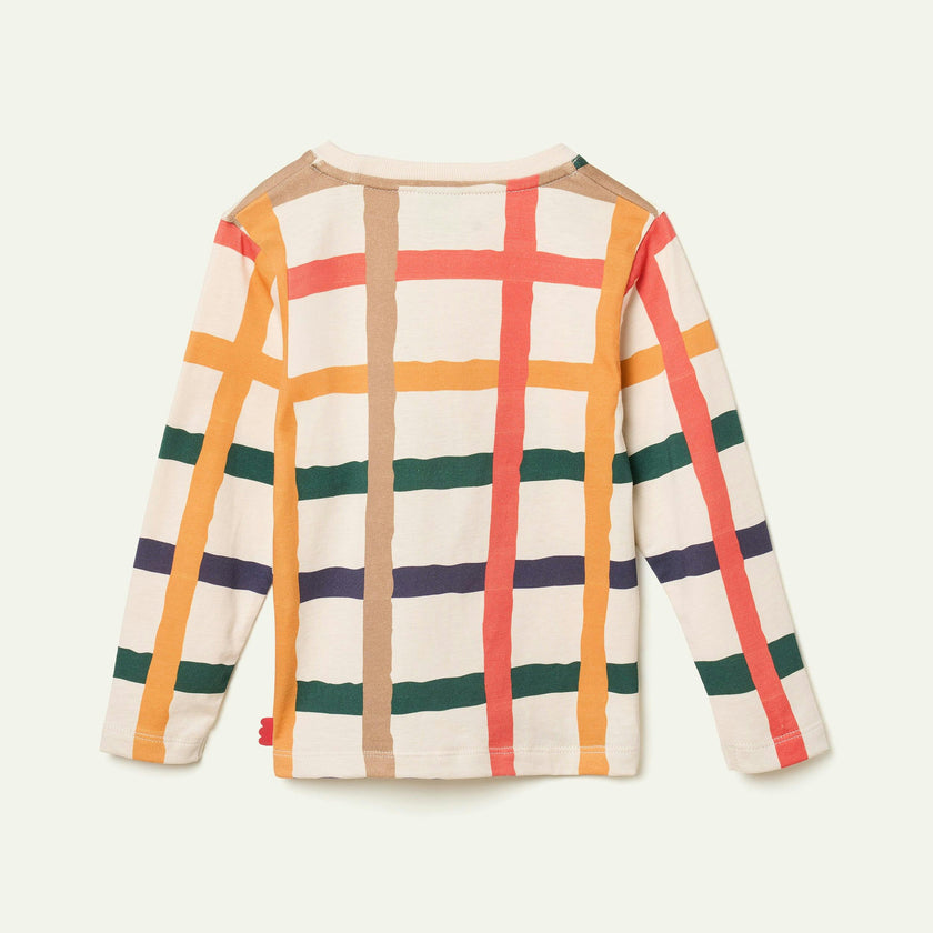 Recycled Cotton Warm Grid T- Shirt