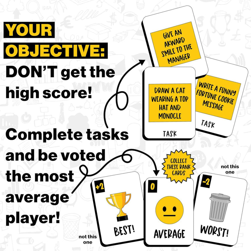 CratedWithLove: Average Performers - Family Party Game