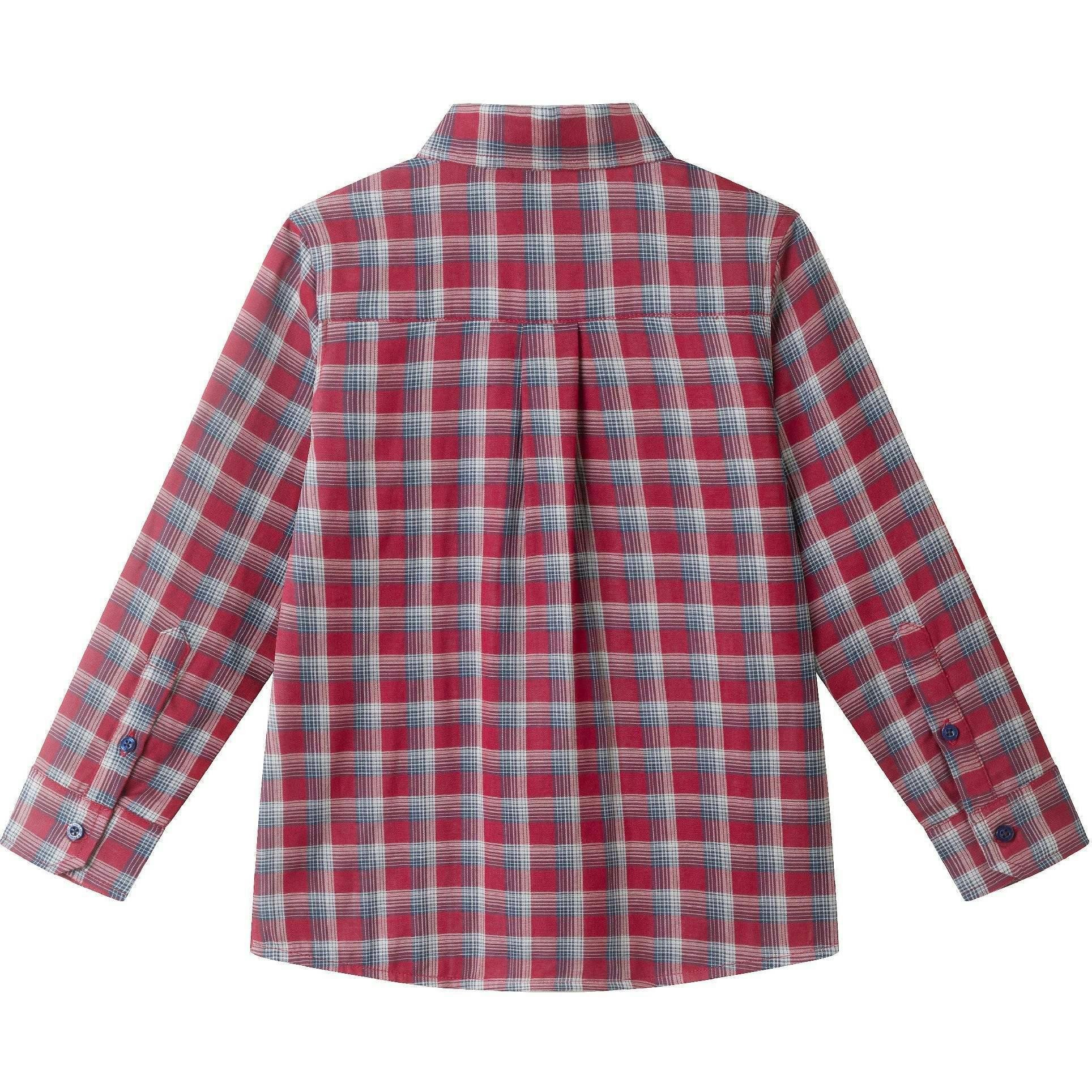 Kids Plaid Double-Facing Buttondown