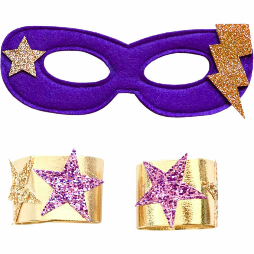 Superhero Star Power Cape Set, Pink