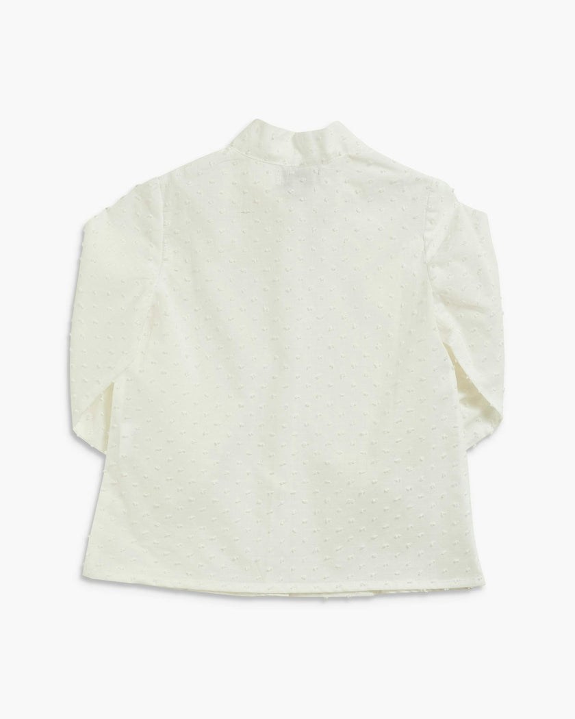 Amaia Blouse White Plumetis