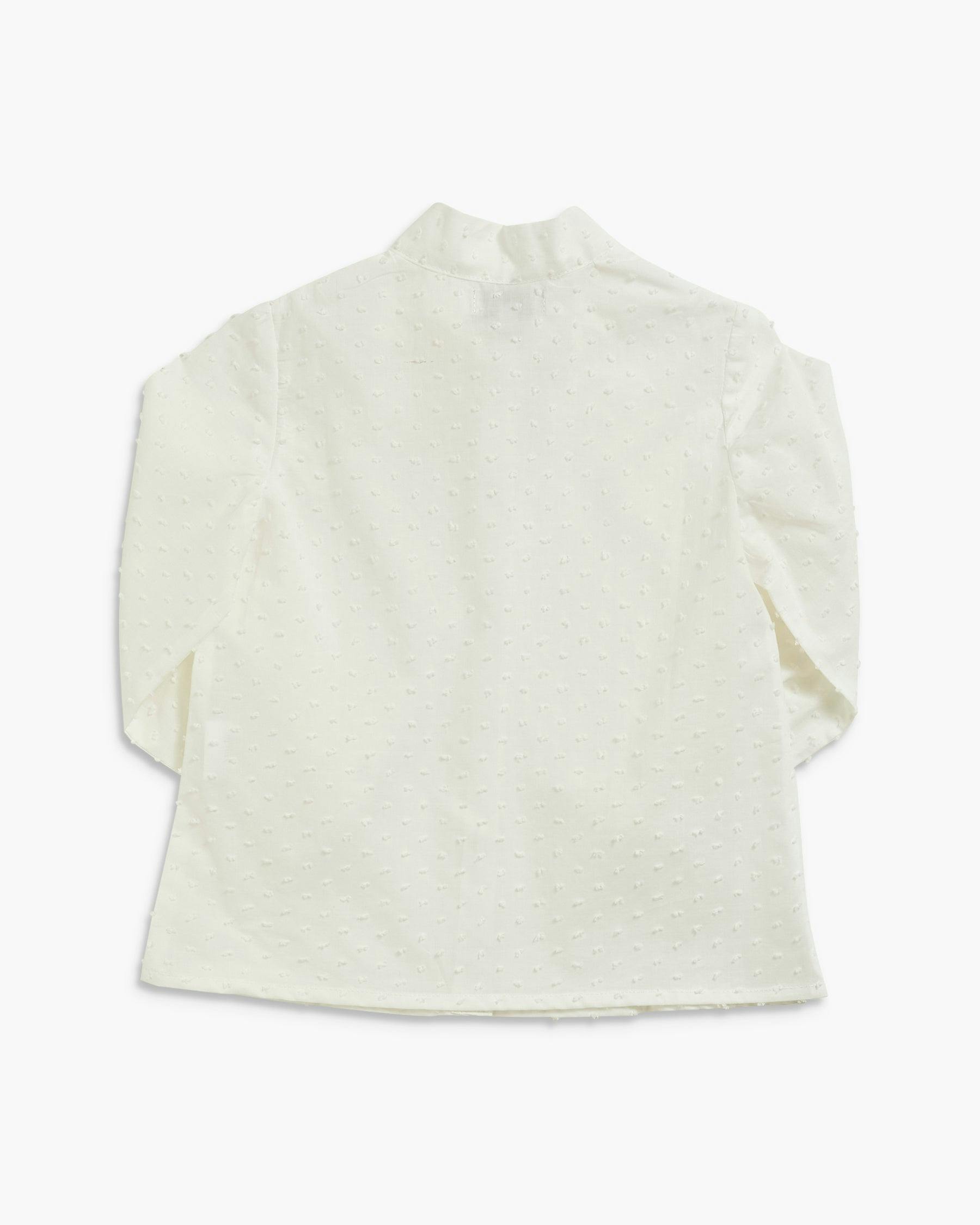 Amaia Blouse White Plumetis