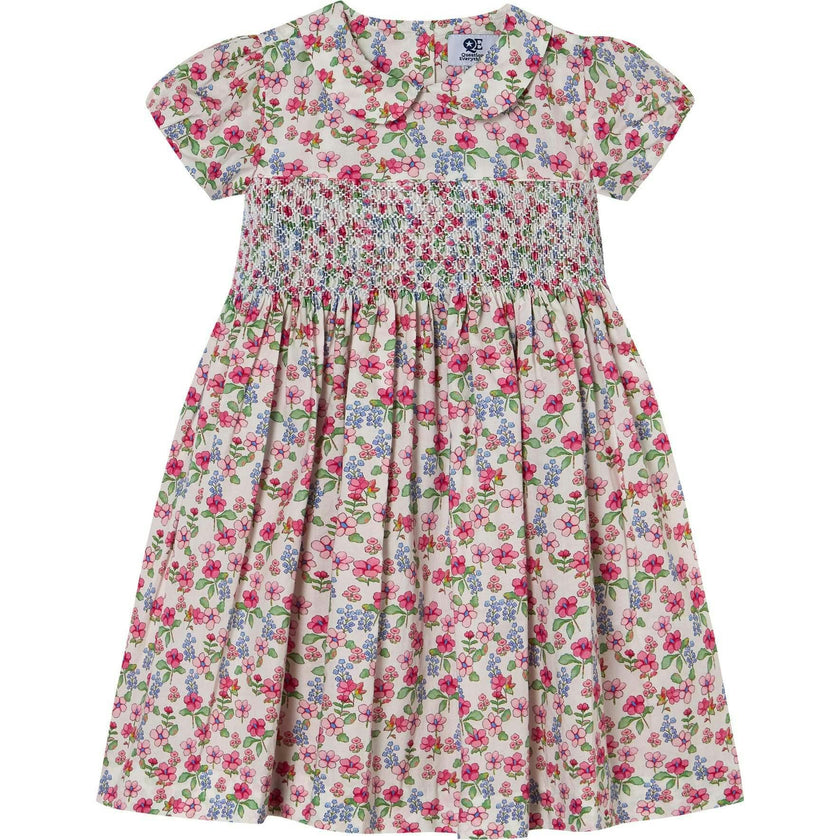 Hand-Smocked Girls Dress - Hannah