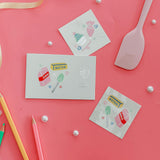 Baking Spirits Bright Baking Temporary Tattoos