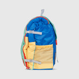 Sleep-N-Pack™ – Big Kid Size | Color Block Camp Collection: Blue Smile Face