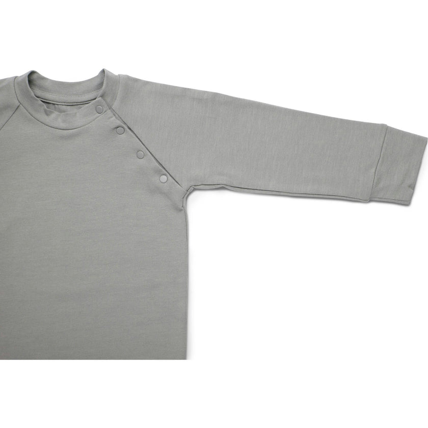 Long Sleeve Bodysuit, Grey