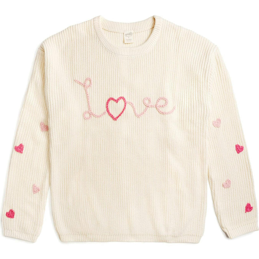 Ditsy Love Knit Women's Sweater