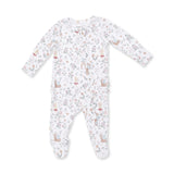 Enchanted Woodland - 2 Way Ruffle Back Zipper Footie