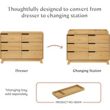 Hudson 6-Drawer Assembled Double Dresser