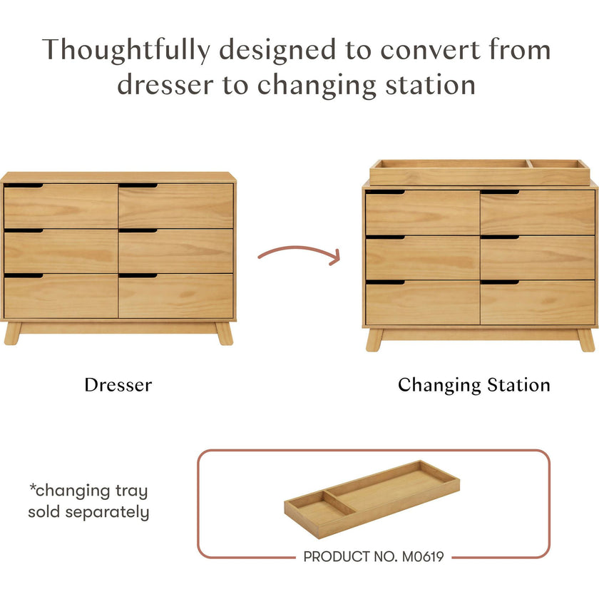 Hudson 6-Drawer Assembled Dresser (48")