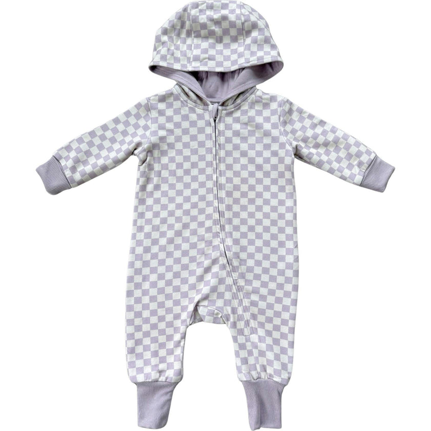 Baby Girl Terry Zip Romper