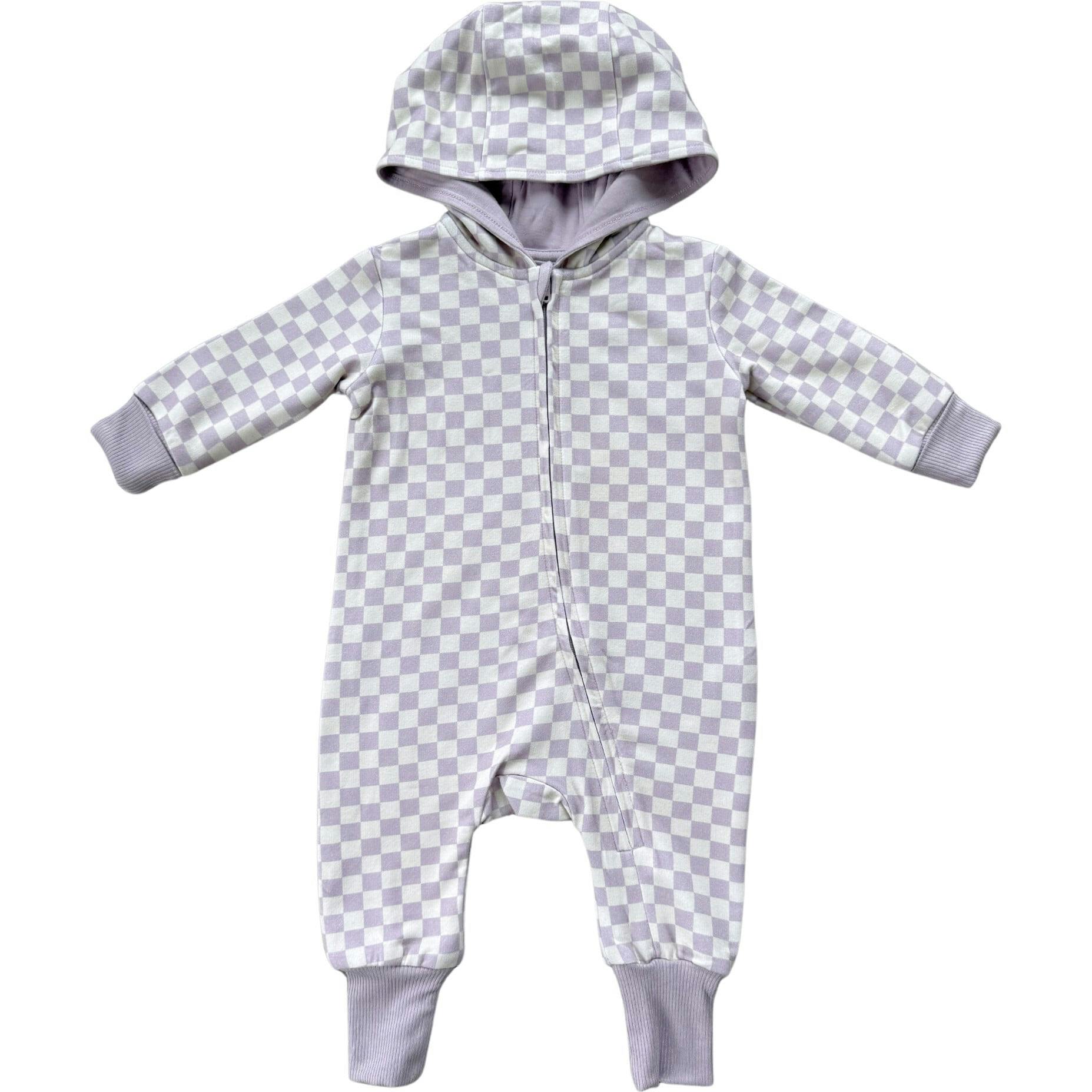 Baby Girl Terry Zip Romper