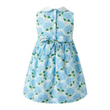 Hydrangea Peter Pan Collar Dress
