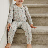 2pc Long Sleeve Pajama Set - Mickey Mouse and Friends