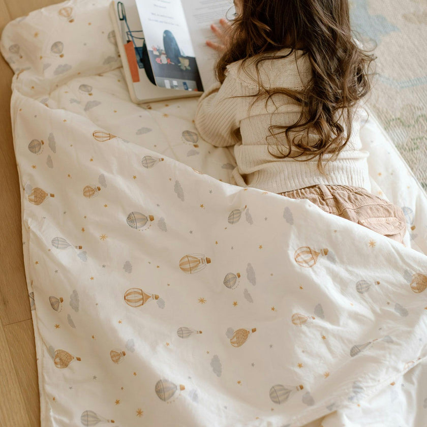Organic Toddler Nap Roll-N-Rest Mat Set