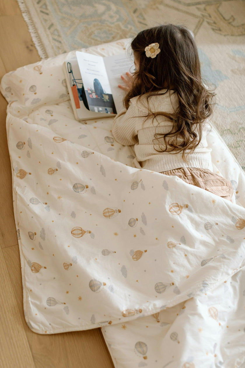 Organic Toddler Nap Roll-N-Rest Mat Set