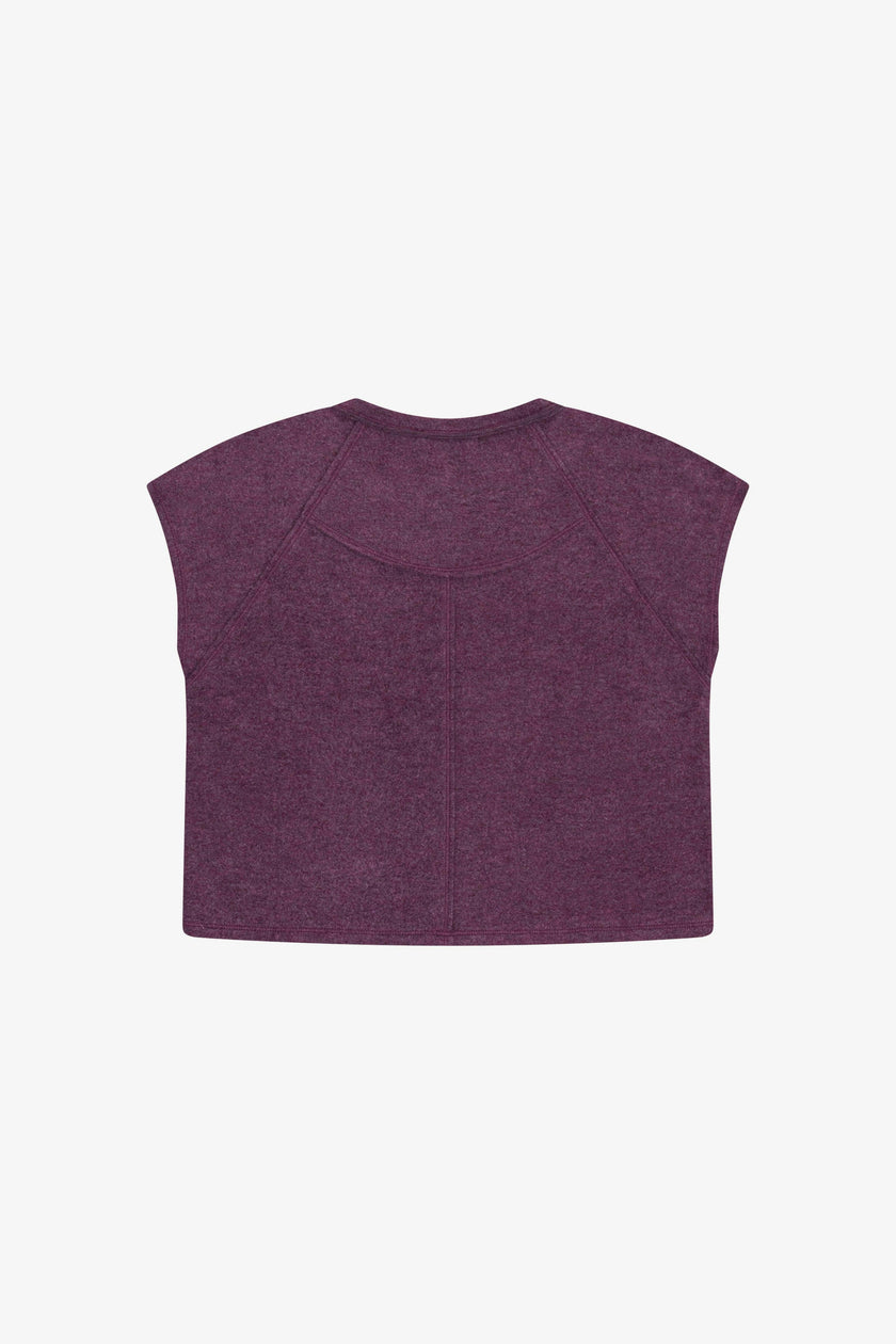 Tenly Hacci Jersey Sleeveless Raglan Tee