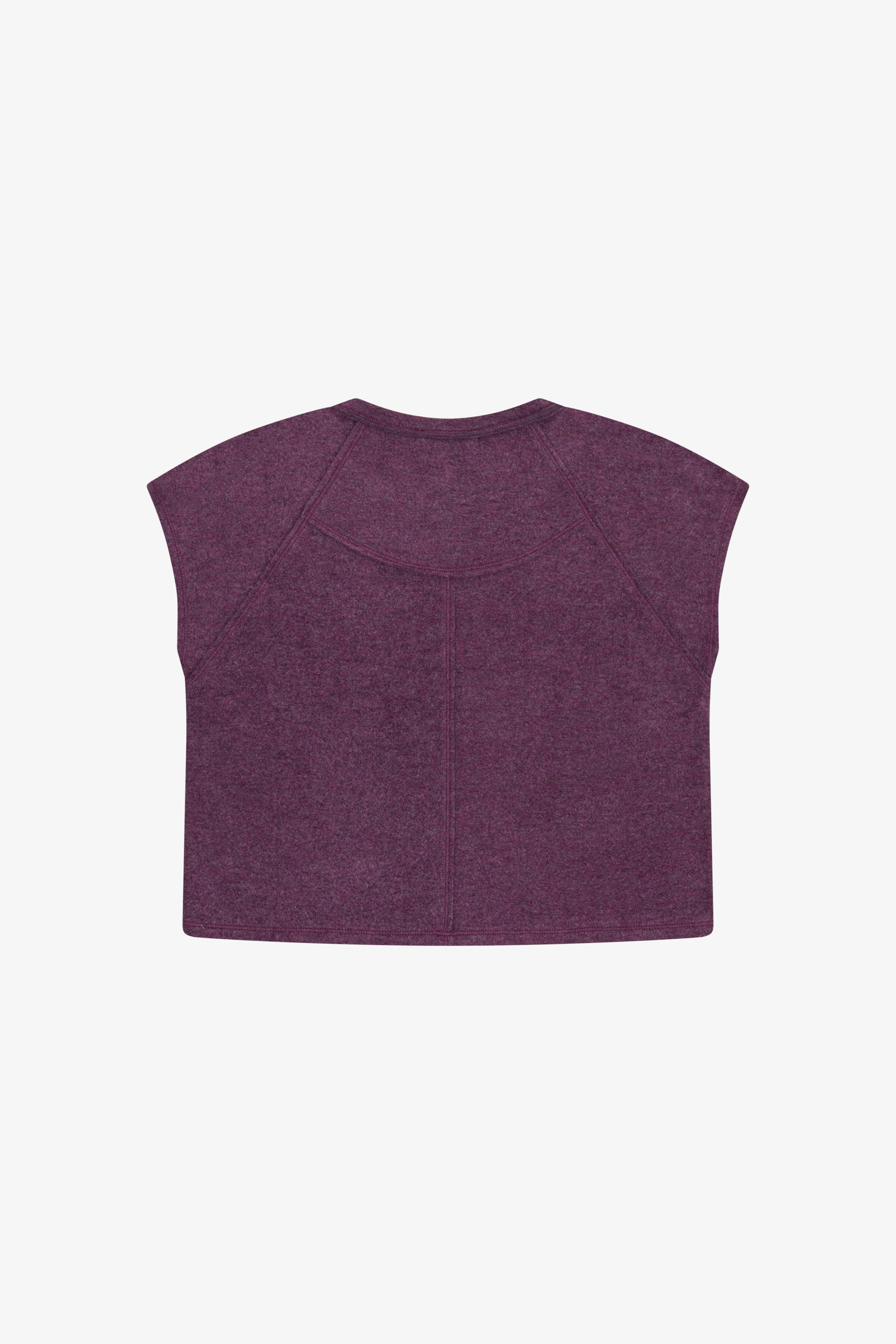 Tenly Hacci Jersey Sleeveless Raglan Tee