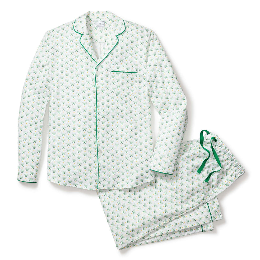 Men's Twill Pajama Set in Match Point