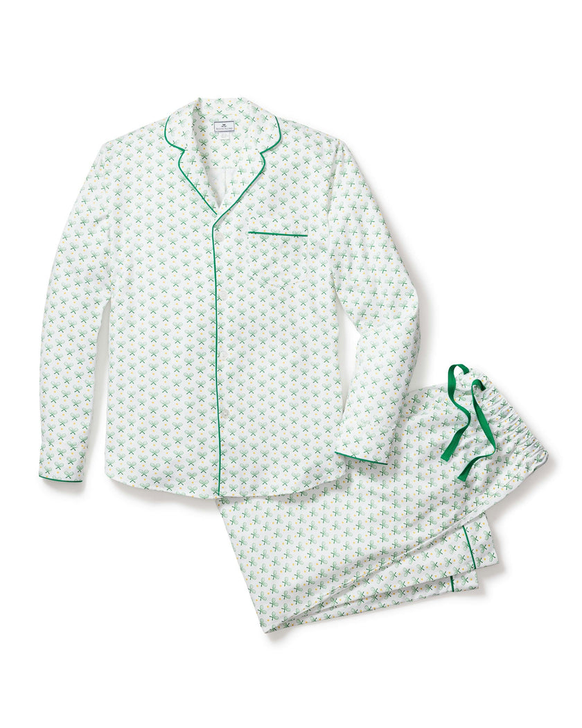 Men's Twill Pajama Set in Match Point
