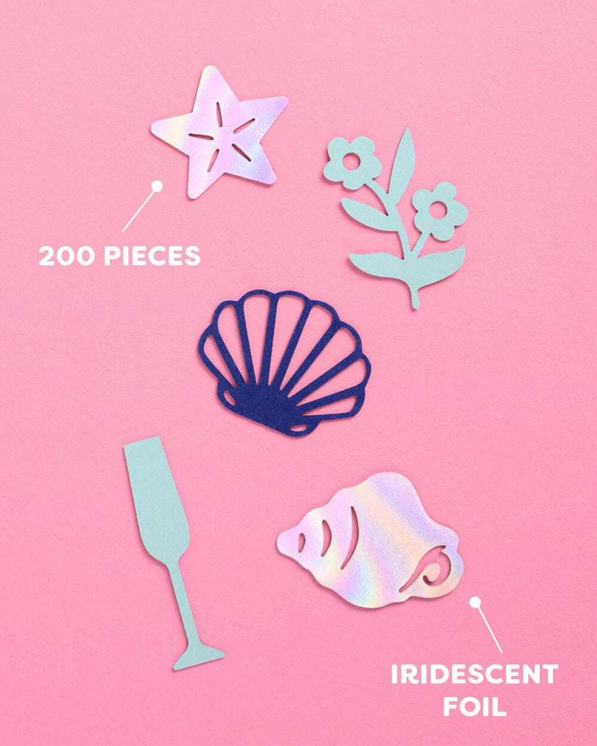 Coastal Confetti - 200 pc foil confetti