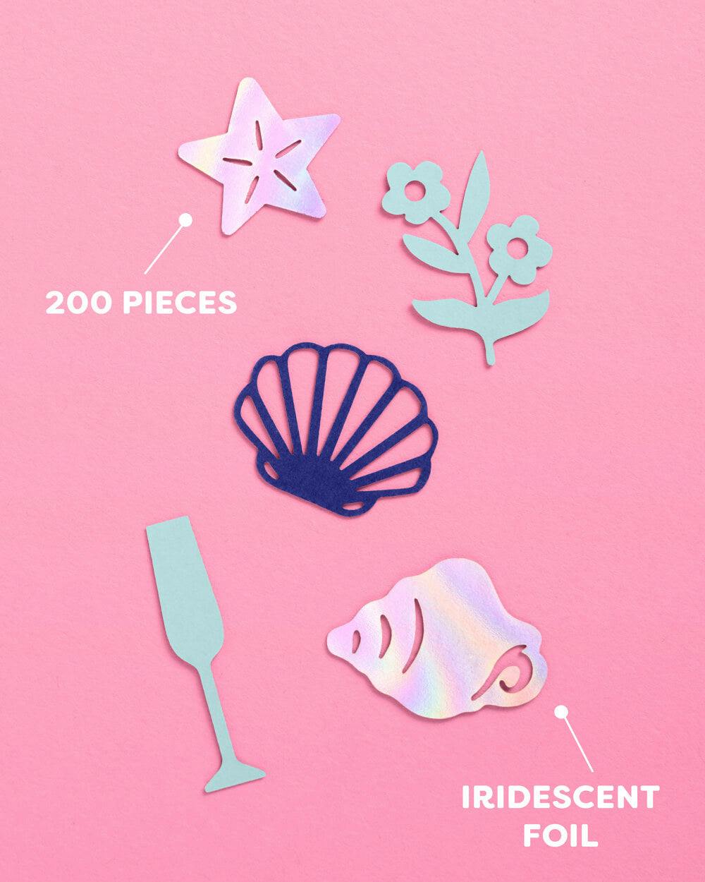 Coastal Confetti - 200 pc foil confetti
