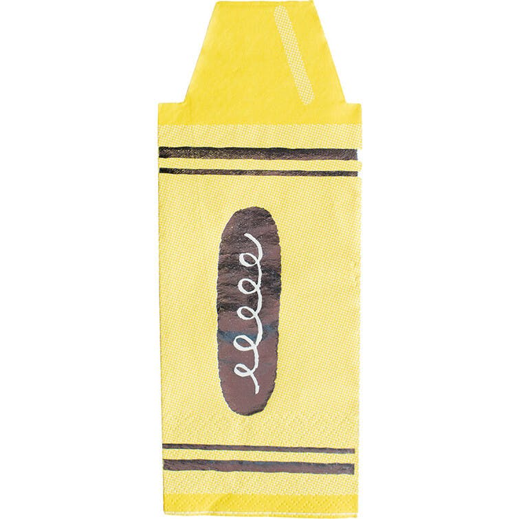 School Days Large Crayon Napkins
