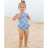 Floral Swimsuit With Flowers