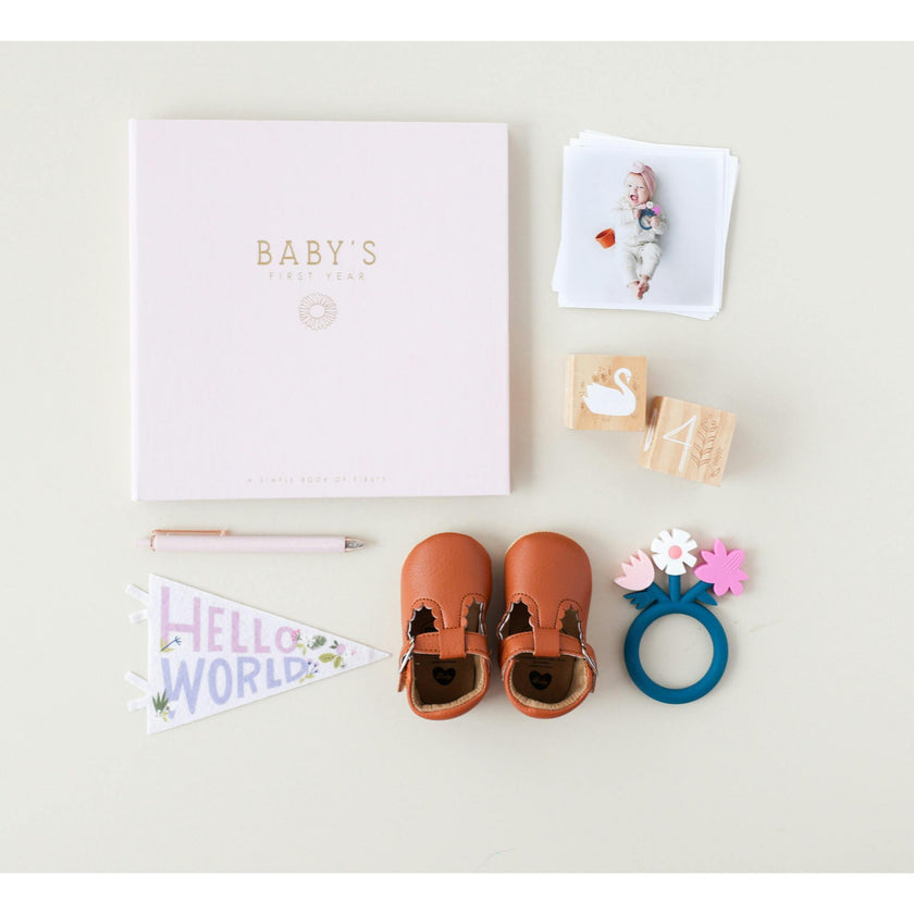 Wildflower Meadow Luxury Memory Baby Book