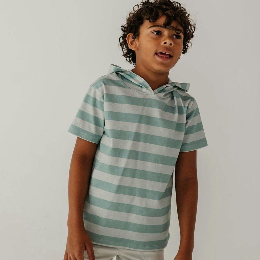 Short Sleeve Hoodie Pullover