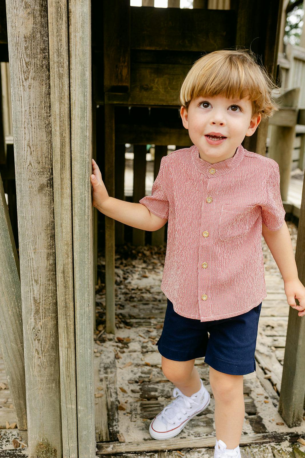 Baker Top - Red Gingham